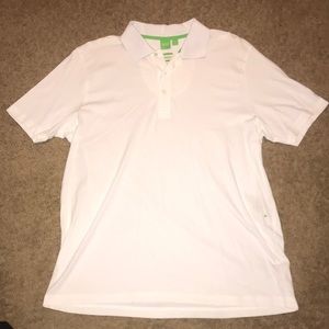 White Hugo Boss Polo